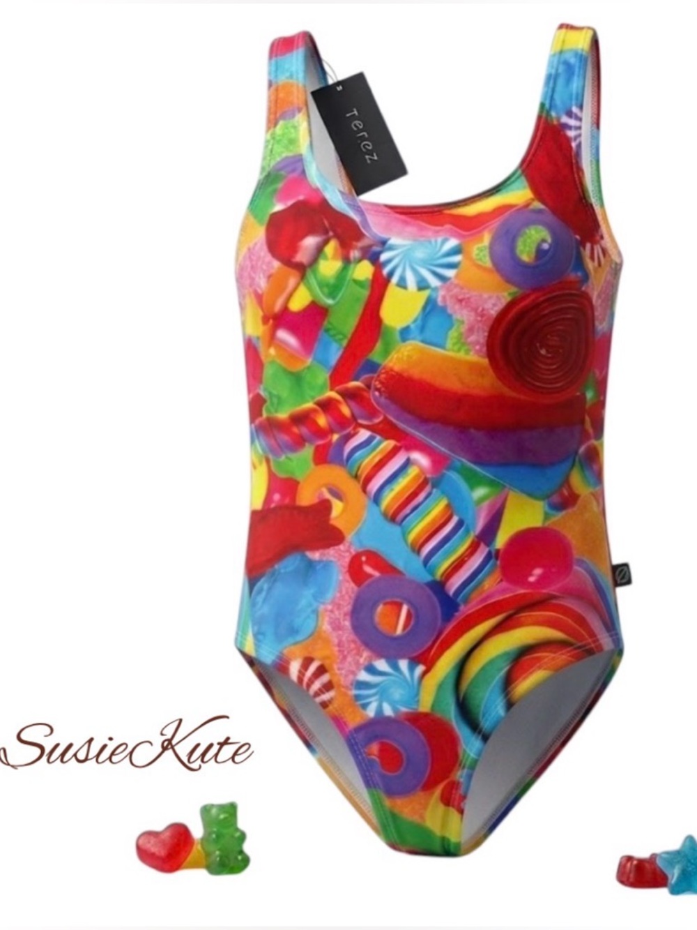 Terez Dylans Candy Bar One Piece Swim